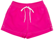 Load image into Gallery viewer, Pink Womens Swim Trunks Shorts
