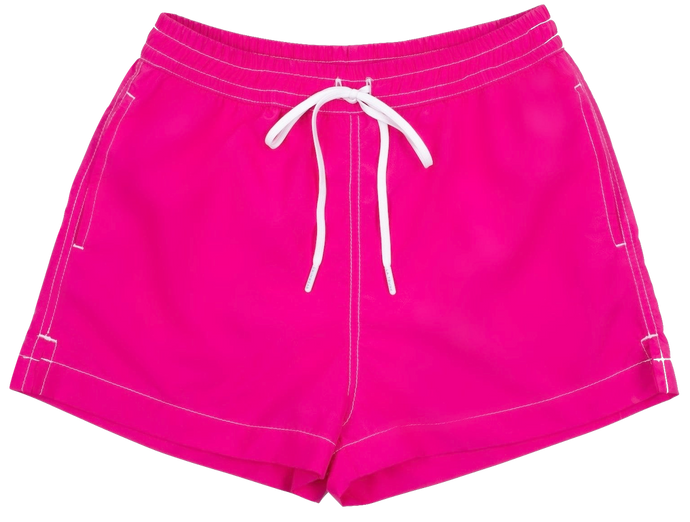 Pink Womens Swim Trunks Shorts