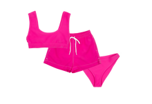 Load image into Gallery viewer, Swimwear Set Pink Trunks Top Bikini
