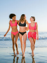 Load image into Gallery viewer, Swimwear Sets Pink Blue Trunks Briefs Top
