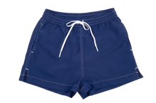 Load image into Gallery viewer, Blue Womens Swim Shorts
