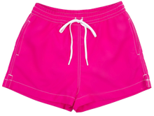 Load image into Gallery viewer, Pink Womens Swim Trunks Shorts
