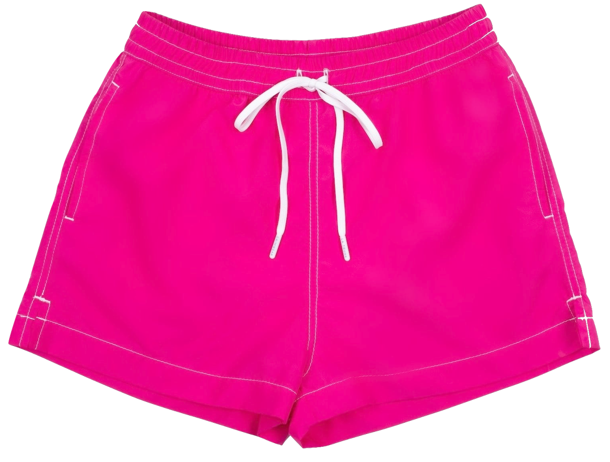 Pink Womens Swim Trunks Shorts